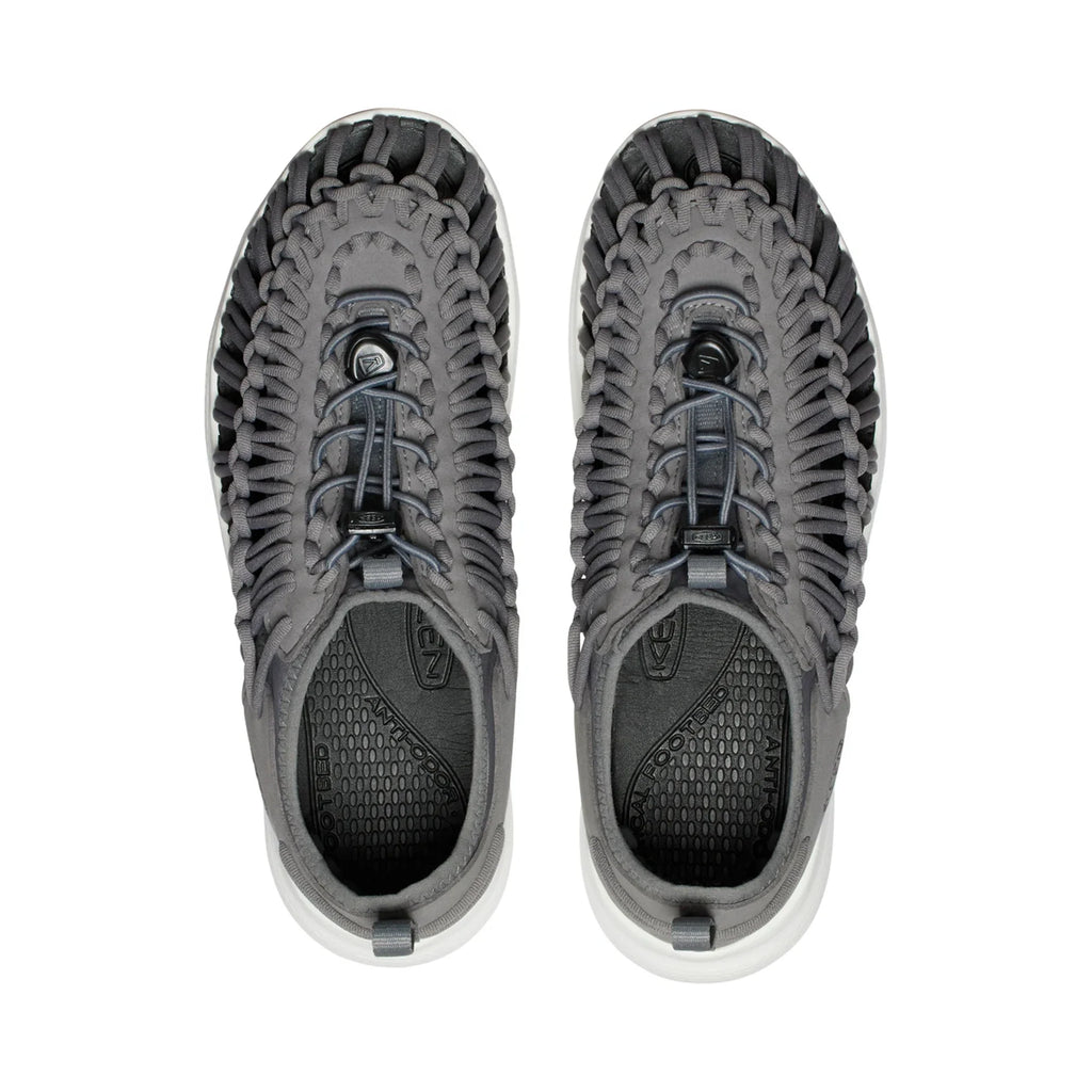 MENS UNEEK O3 FLAT SANDALS GREY/STAR WHITE - Sole Therapy