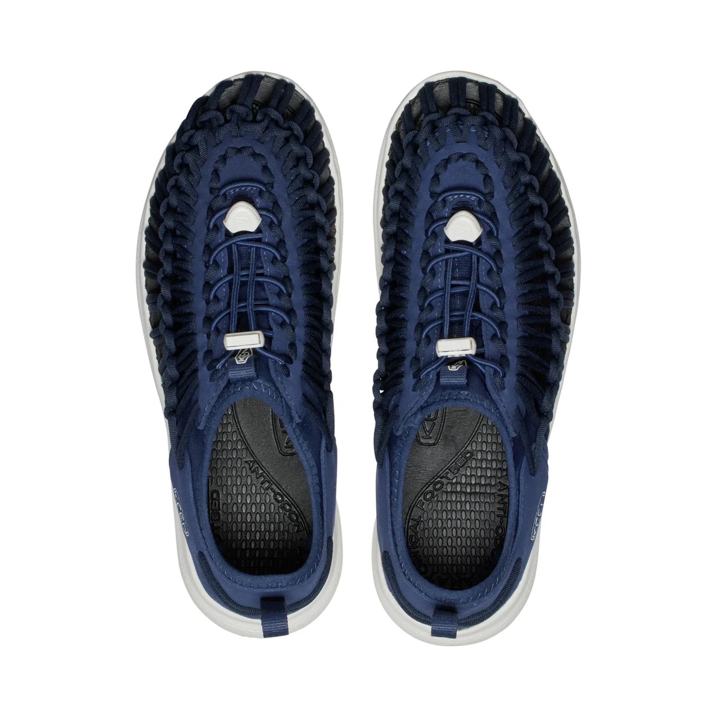 MENS UNEEK O3 FLAT SANDALS NAVAL ACADEMY/BIRCH - Sole Therapy