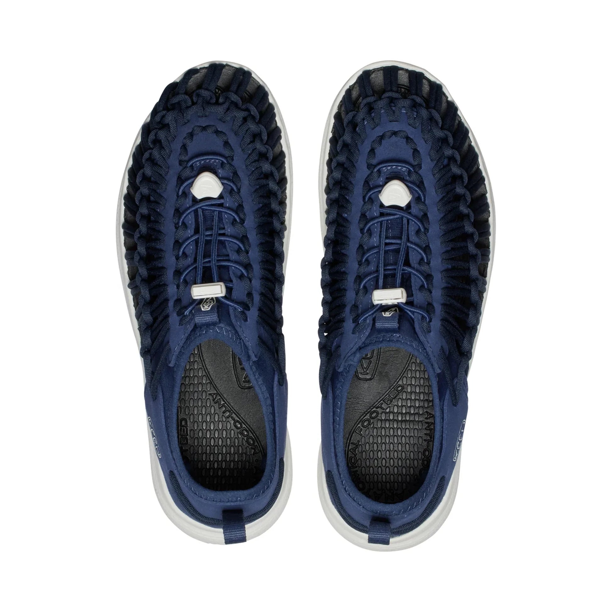 MENS UNEEK O3 FLAT SANDALS NAVAL ACADEMY/BIRCH - Sole Therapy