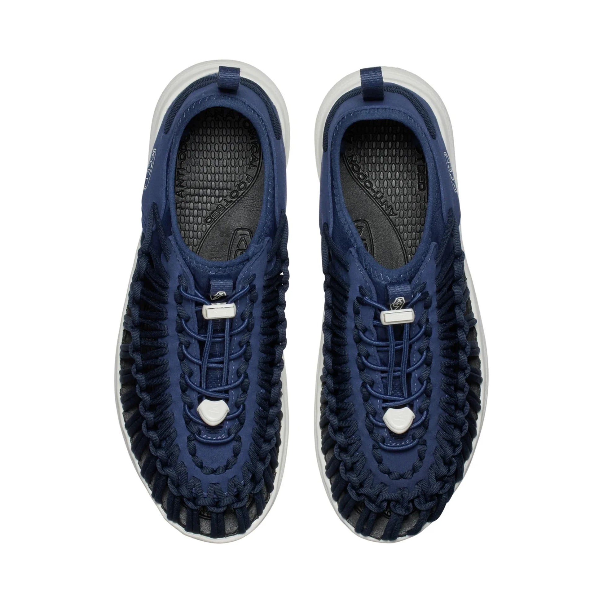 MENS UNEEK O3 FLAT SANDALS NAVAL ACADEMY/BIRCH - Sole Therapy