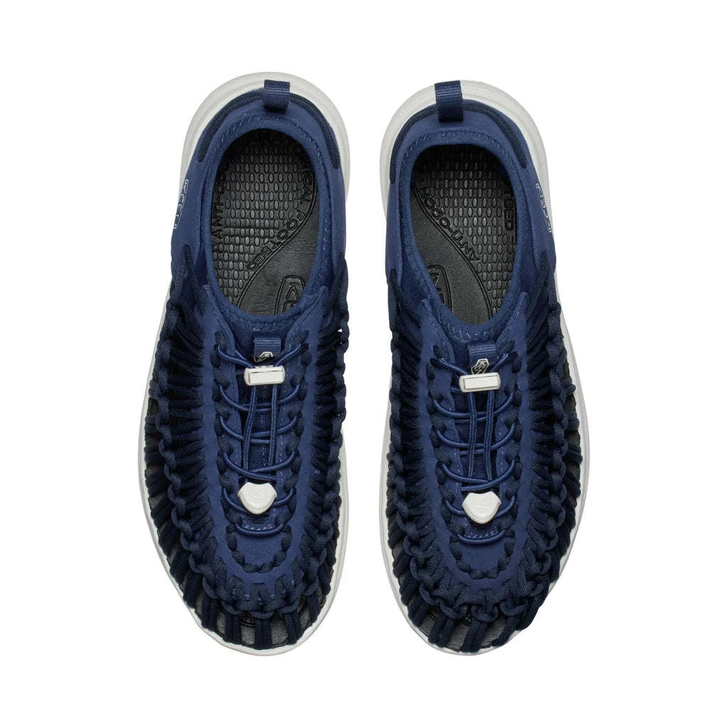 MENS UNEEK O3 FLAT SANDALS NAVAL ACADEMY/BIRCH - Sole Therapy