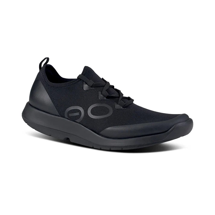 OOFOS MEN'S OOMG SPORT LACE - BLACK - Sole Therapy