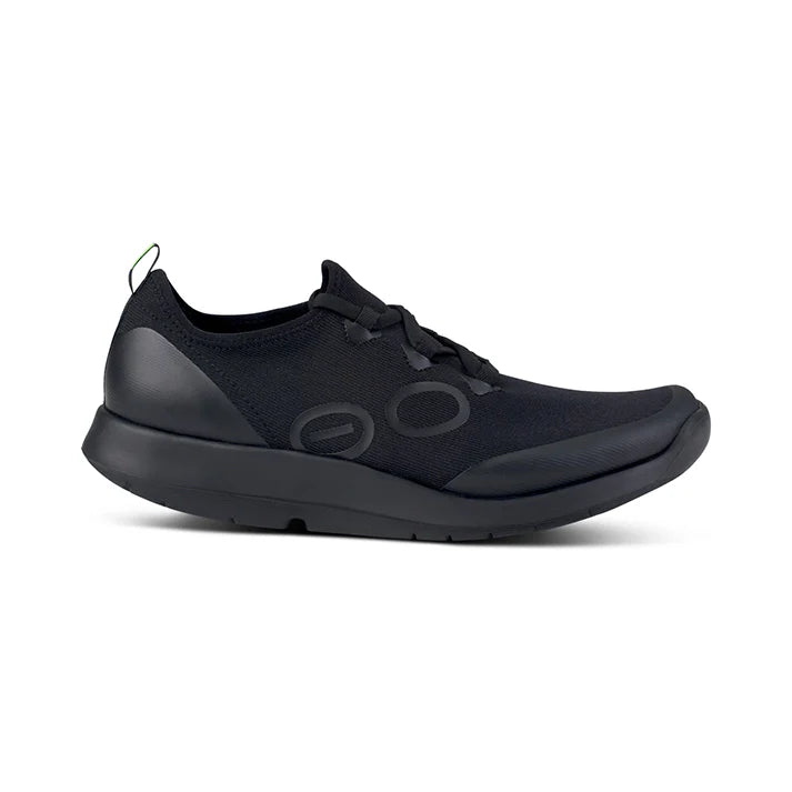 OOFOS MEN'S OOMG SPORT LACE - BLACK - Sole Therapy