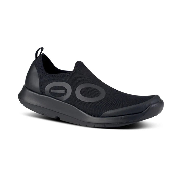 OOFOS MEN'S OOMG SPORT LOW SHOE - BLACK - Sole Therapy