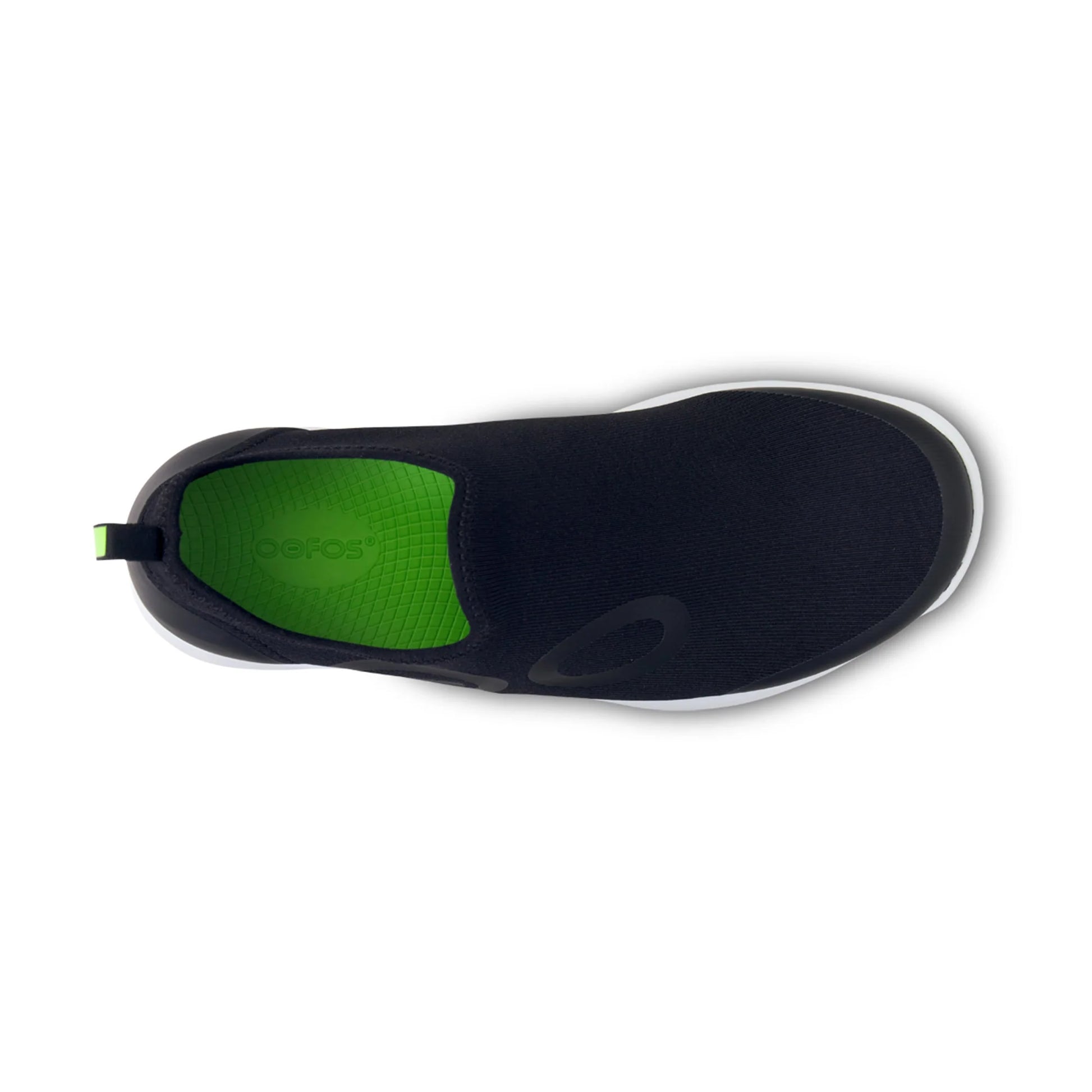 OOFOS MEN'S OOMG SPORT LOW SHOE - WHITE BLACK - Sole Therapy