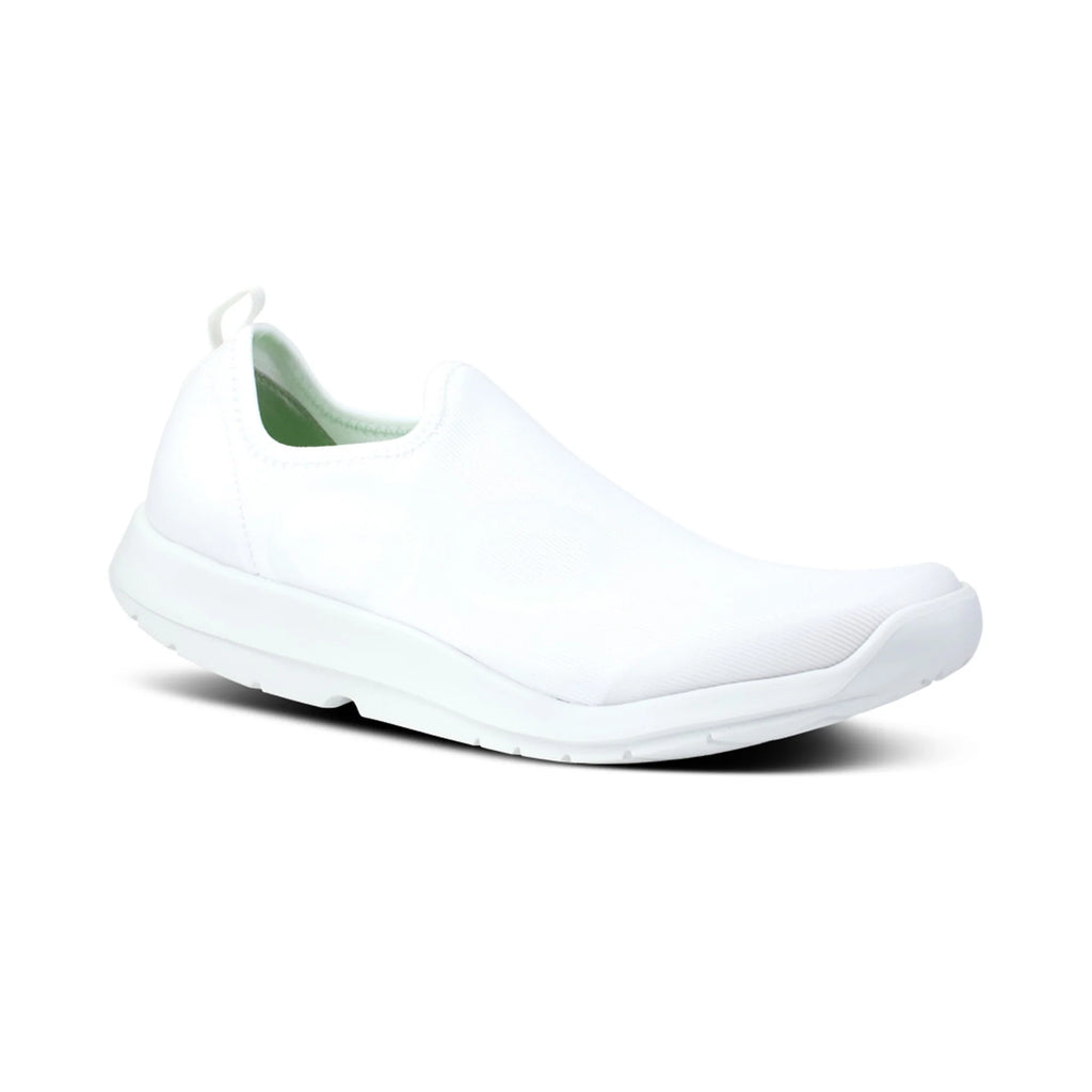 OOFOS MEN'S OOMG SPORT LOW SHOE - WHITE - Sole Therapy