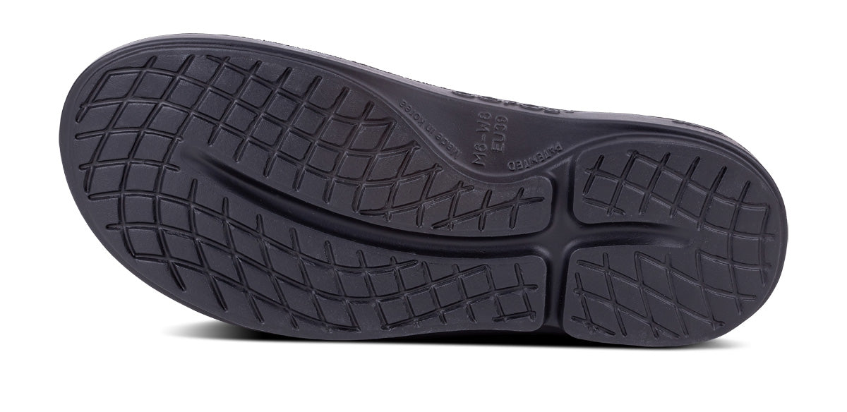 OOFOS UNISEX CLOG SLIDE SANDALS -BLACK - Sole Therapy