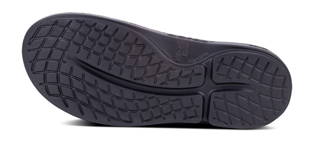 OOFOS UNISEX CLOG SLIDE SANDALS -BLACK - Sole Therapy