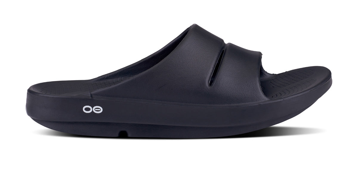OOFOS UNISEX OOAHH SLIDE SANDAL-BLACK - Sole Therapy