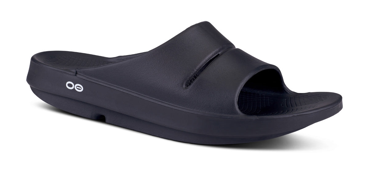 OOFOS UNISEX OOAHH SLIDE SANDAL-BLACK - Sole Therapy