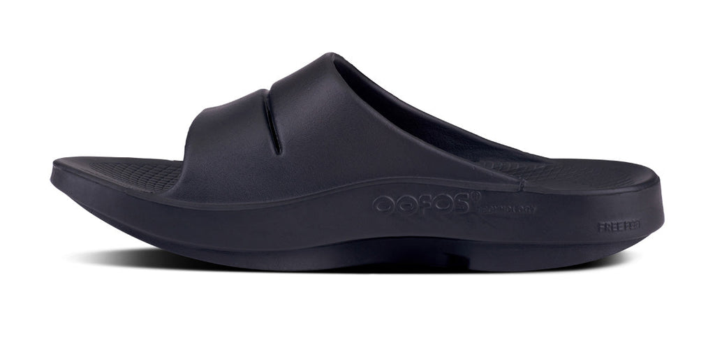 OOFOS UNISEX OOAHH SLIDE SANDAL-BLACK - Sole Therapy