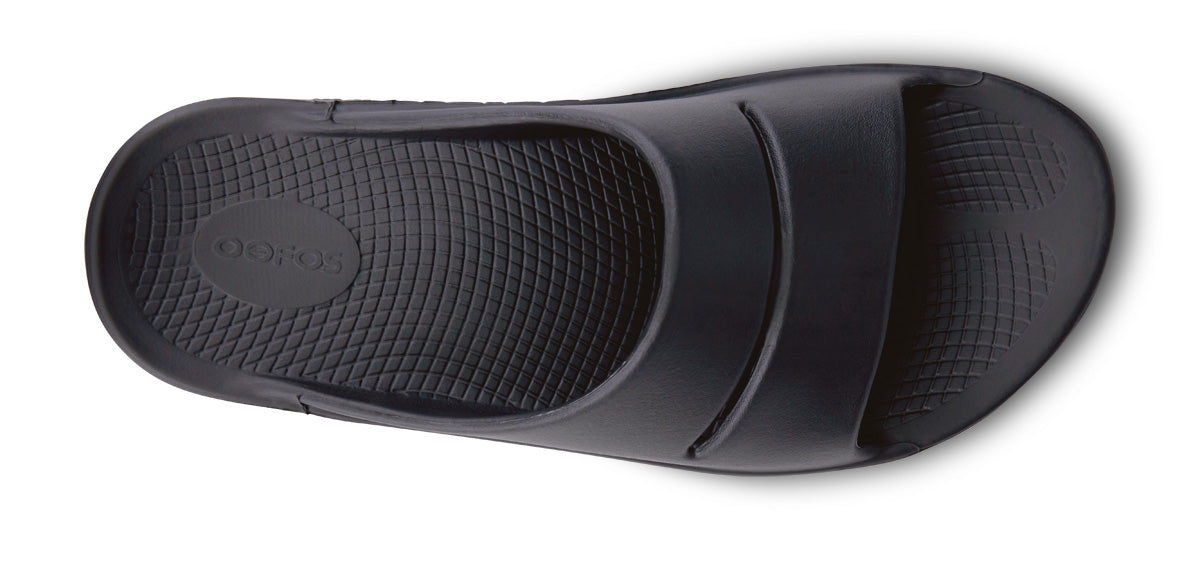 OOFOS UNISEX OOAHH SLIDE SANDAL-BLACK - Sole Therapy