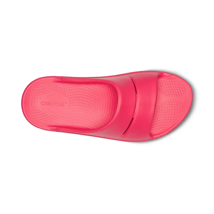 OOFOS UNISEX OOAHH SLIDE SANDALS  - NEON BERRY - Sole Therapy