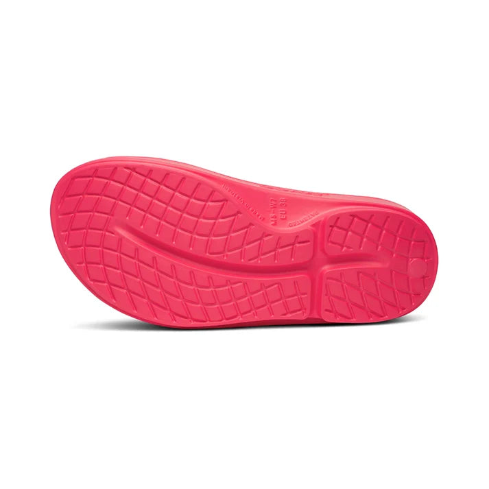OOFOS UNISEX OOAHH SLIDE SANDALS  - NEON BERRY - Sole Therapy