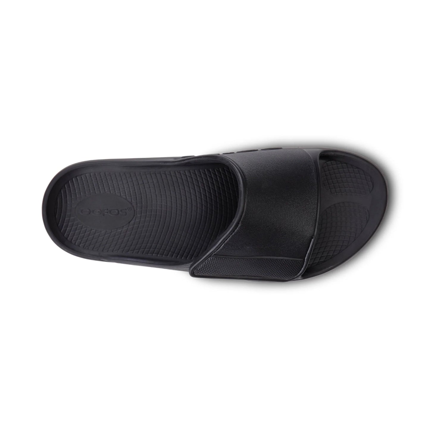 OOFOS UNISEX OOAHH SPORT FLEX SANDAL - MATTE BLACK - Sole Therapy