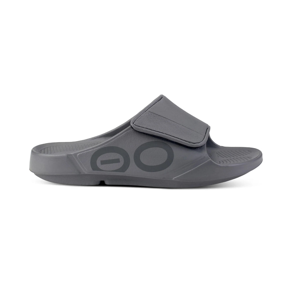 OOFOS UNISEX OOAHH SPORT FLEX SANDAL - SLATE - Sole Therapy