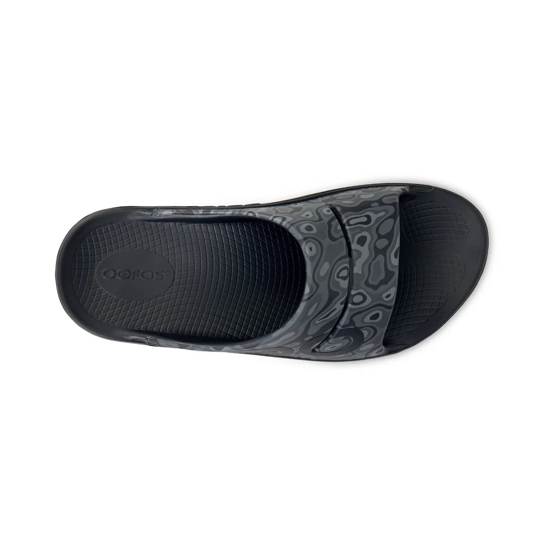 OOFOS UNISEX OOAHH SPORTS FLEX SANDALS - Black Water Camo - Sole Therapy