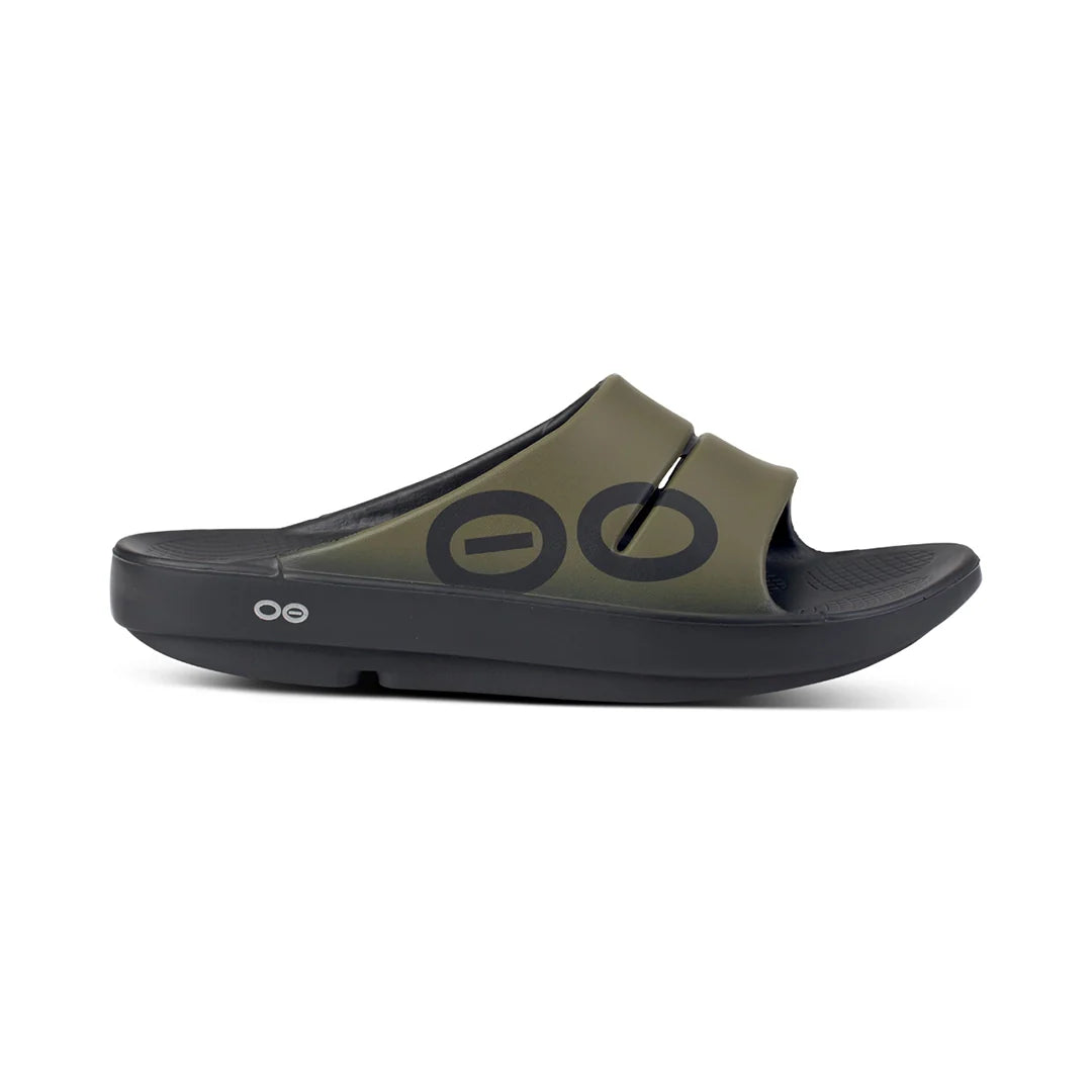 OOFOS UNISEX OOAHH SPORTS FLEX SANDALS - TACTICAL GREEN - Sole Therapy