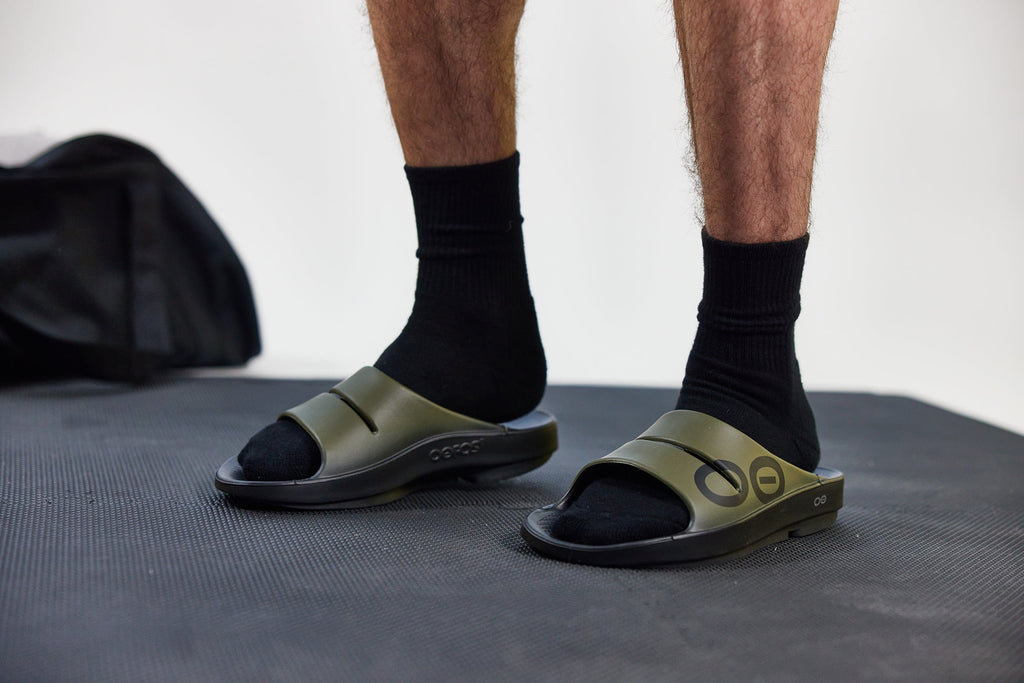 OOFOS UNISEX OOAHH SPORTS FLEX SANDALS - TACTICAL GREEN - Sole Therapy