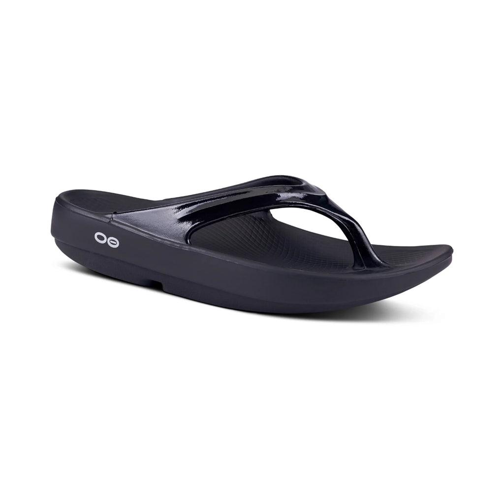 OOFOS UNISEX OOLALA SANDAL - BLACK - Sole Therapy