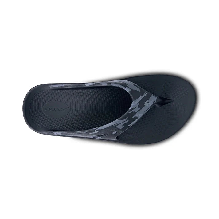 OOFOS UNISEX OORIGINAL SPORT SANDAL - BLACK WATER CAMO - Sole Therapy