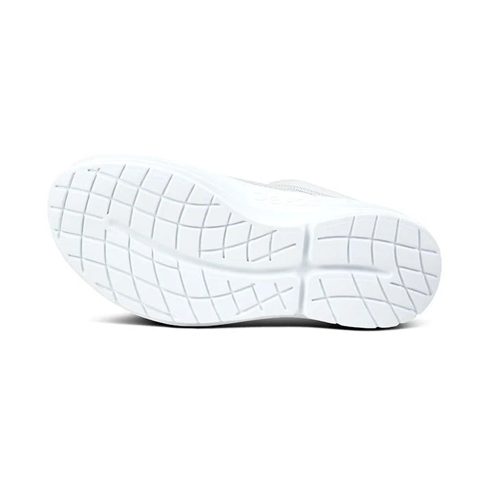 OOFOS WOMEN'S OOCOOZIE SPORT MULE - WHITE GREY - Sole Therapy