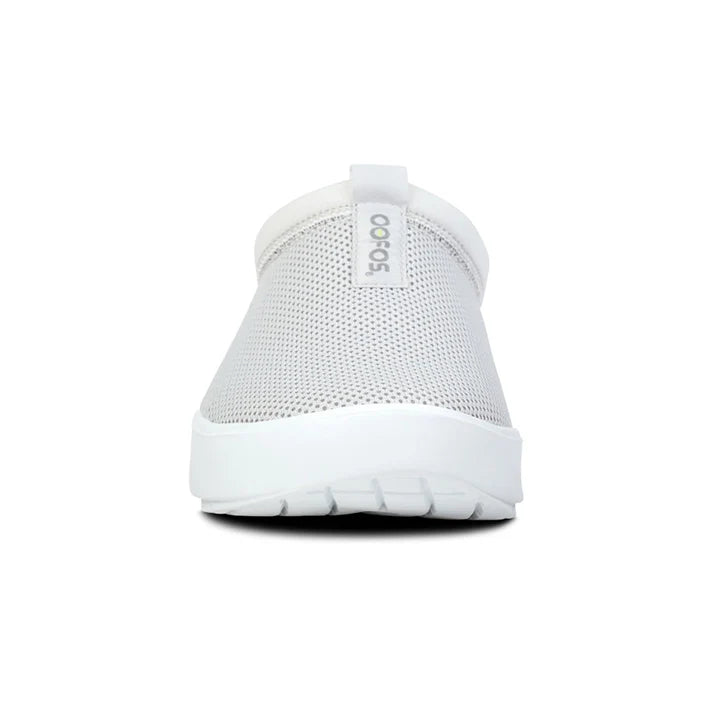 OOFOS WOMEN'S OOCOOZIE SPORT MULE - WHITE GREY - Sole Therapy