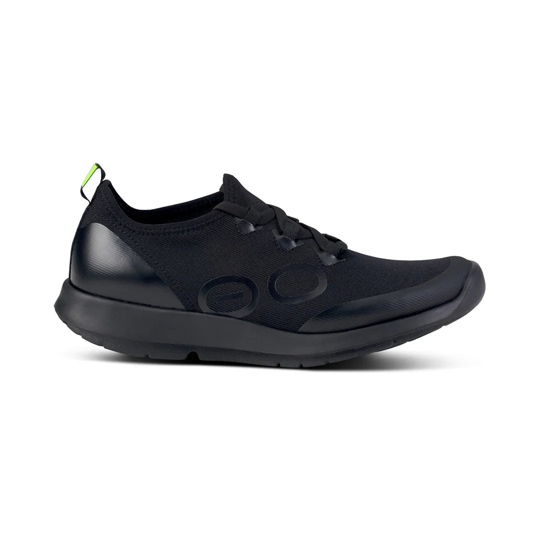 OOFOS WOMEN'S  OOMG SPORT LACE - BLACK - Sole Therapy