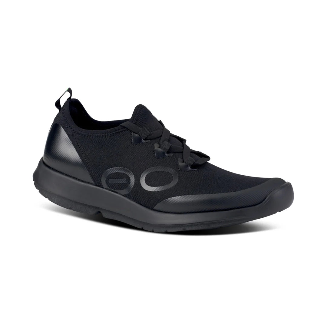 OOFOS WOMEN'S  OOMG SPORT LACE - BLACK - Sole Therapy