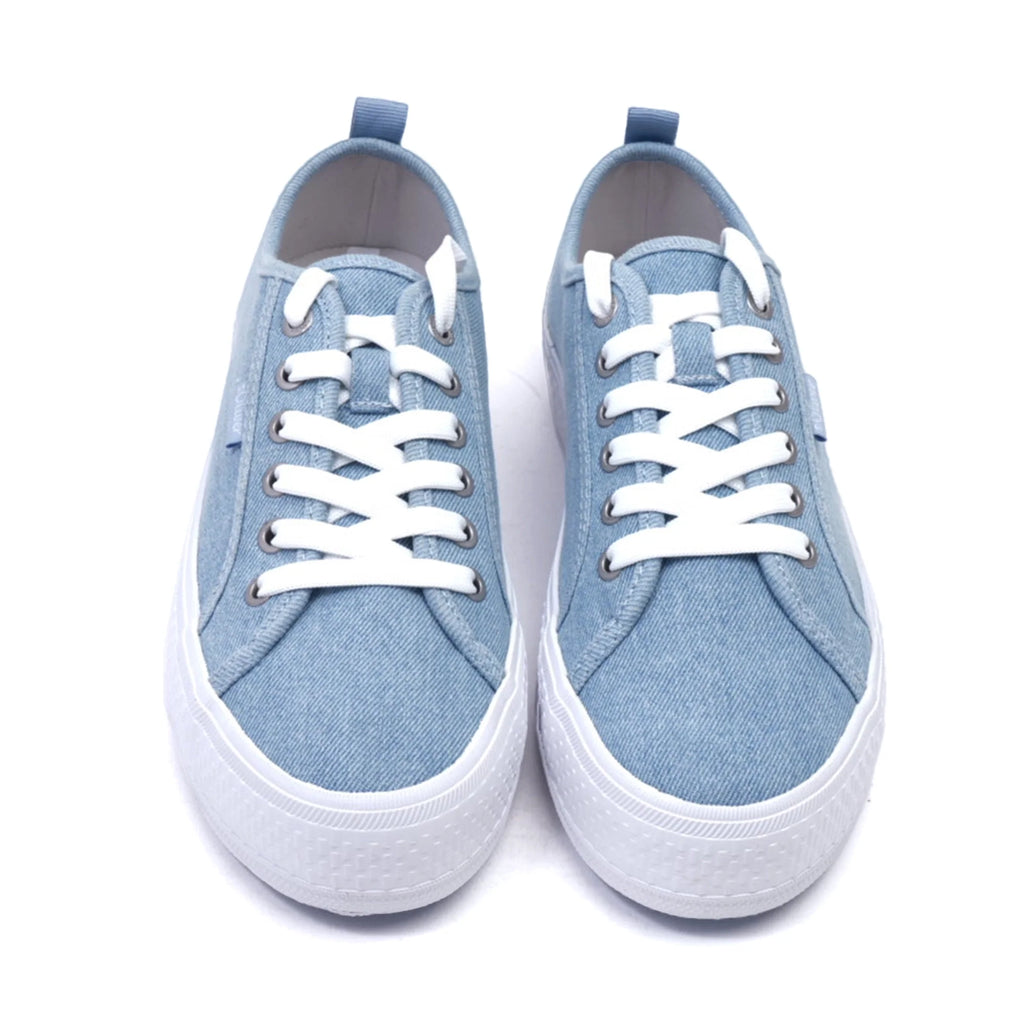 S. Oliver Low-Top Lace-Up Women's Sneakers Jeans - Sole Therapy