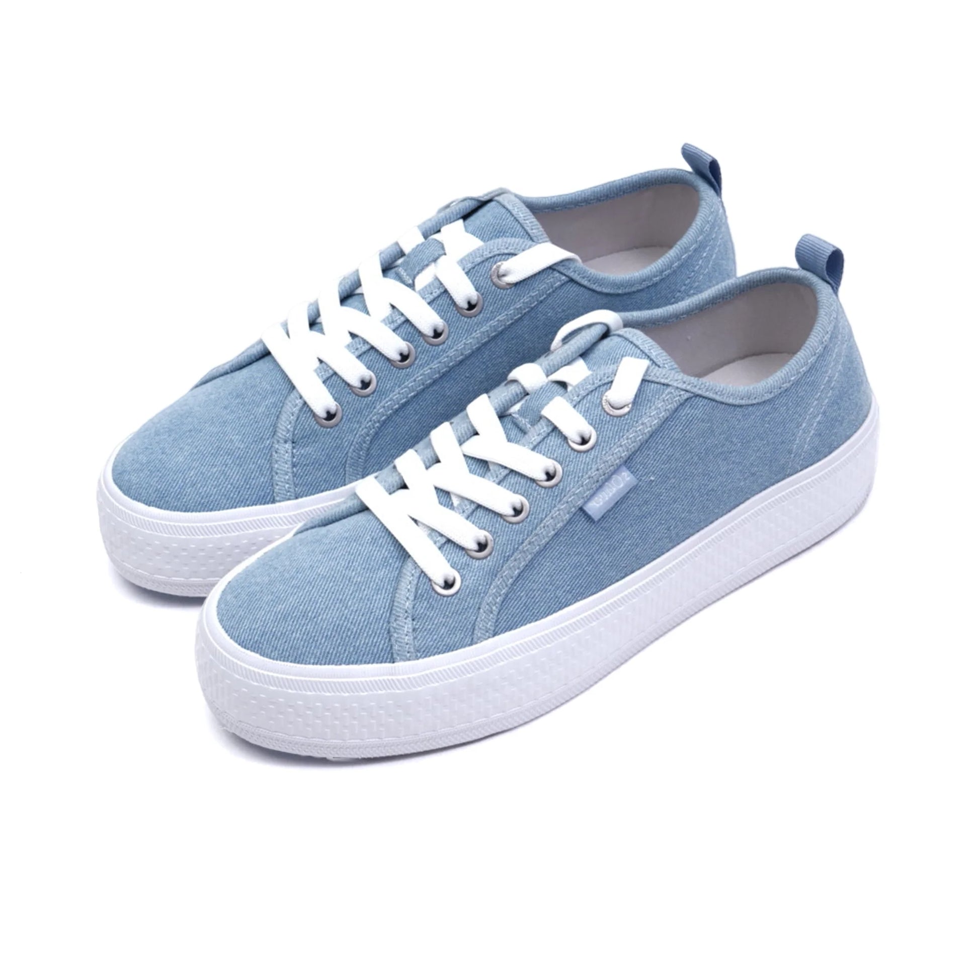 S. Oliver Low-Top Lace-Up Women's Sneakers Jeans - Sole Therapy