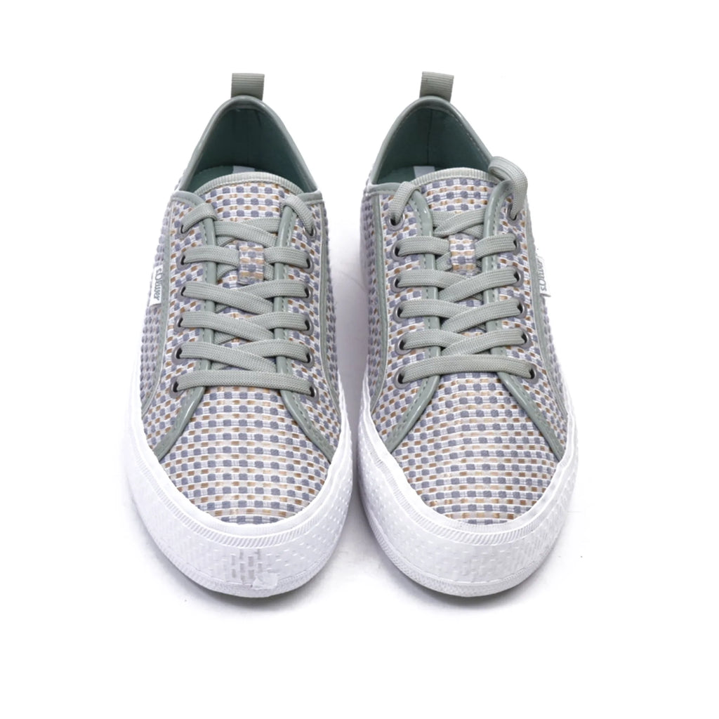 S. Oliver Low-Top Lace-Up Women's Sneakers Mint - Sole Therapy