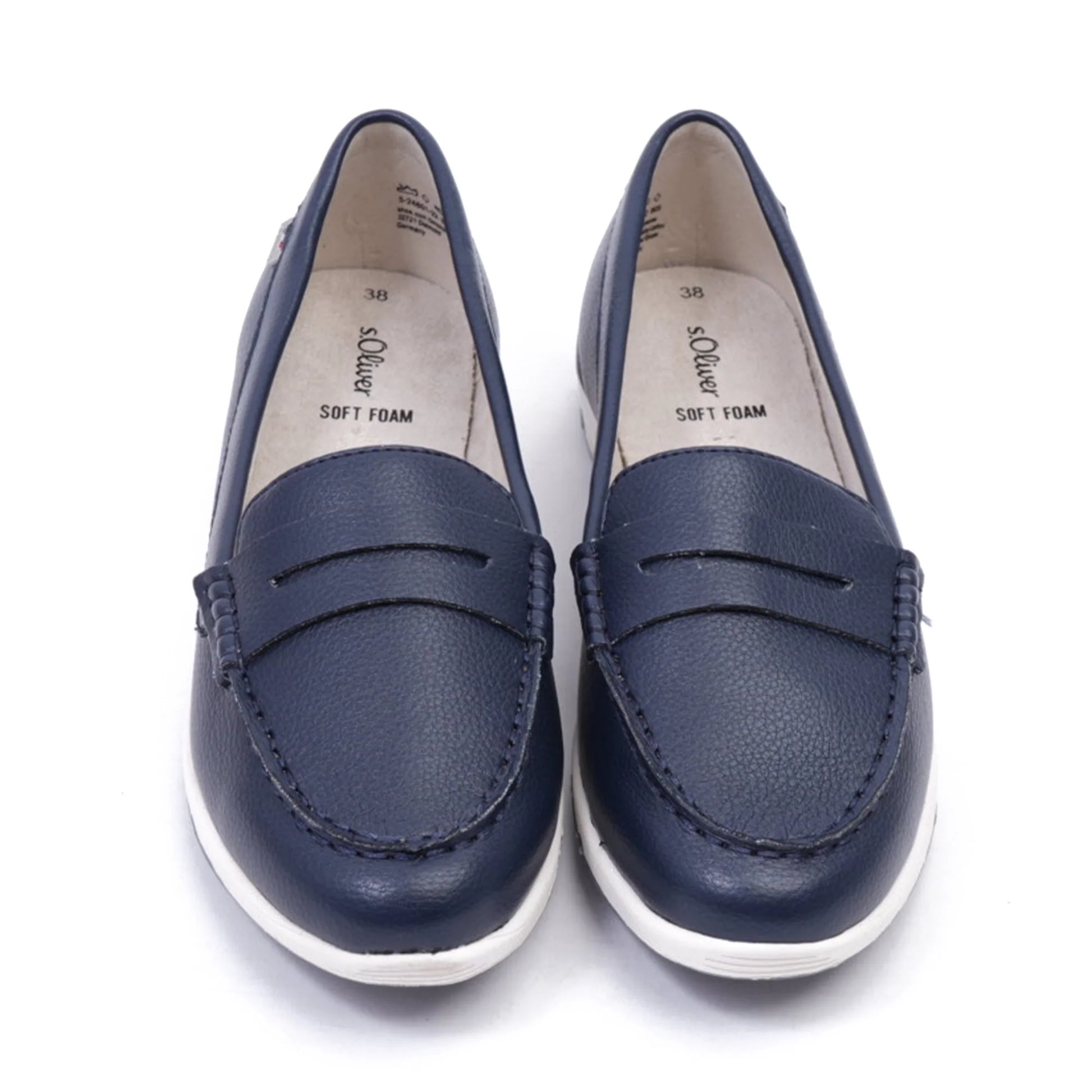 S. Oliver Soft Foam Classic Women's Loafer Navy - Sole Therapy