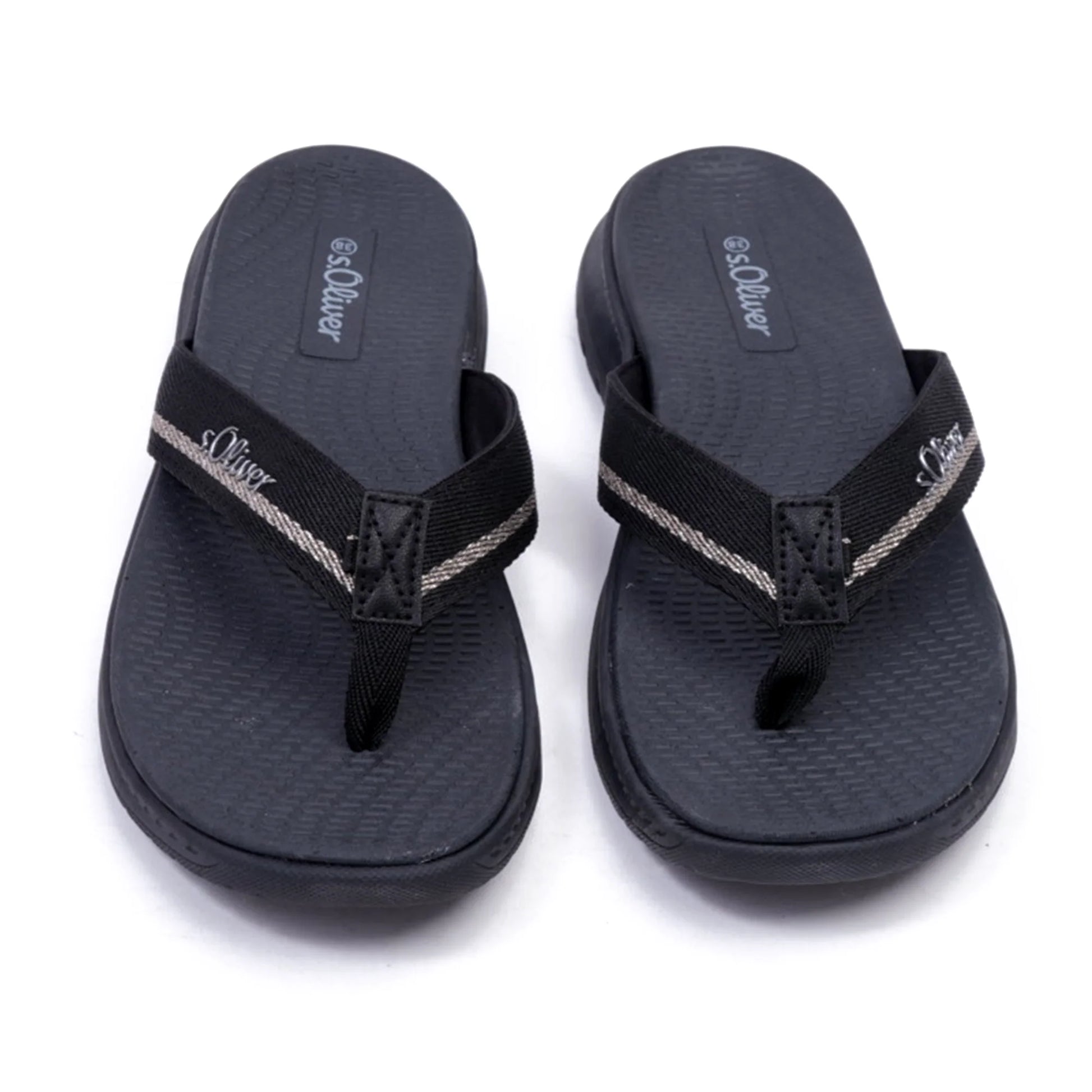 S. Oliver Women's Comfortable Flip-Flop Sandals Black - Sole Therapy
