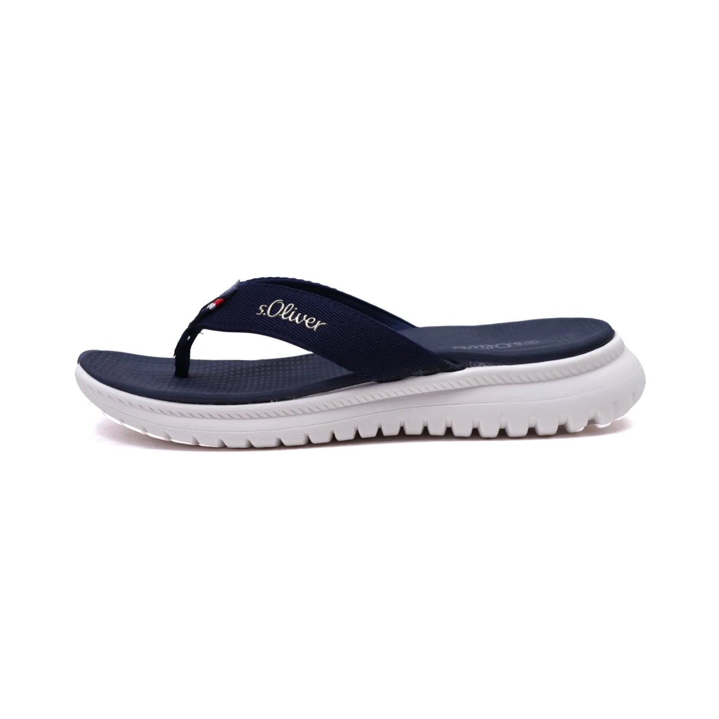 S. Oliver Women's Comfortable Flip-Flop Sandals Navy - Sole Therapy