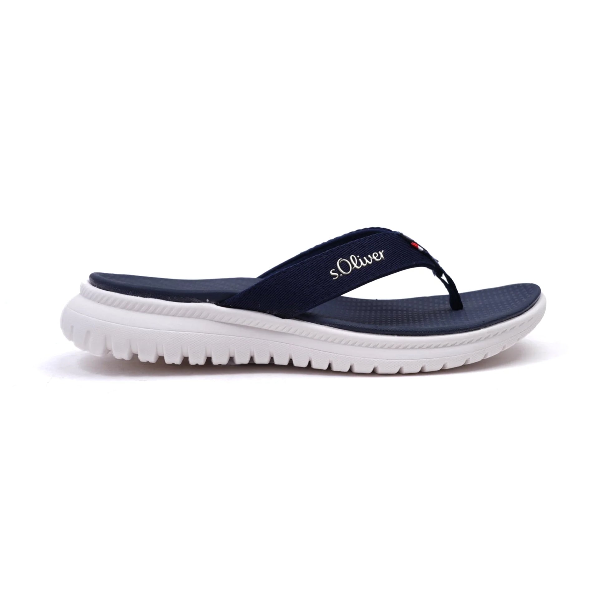 S. Oliver Women's Comfortable Flip-Flop Sandals Navy - Sole Therapy