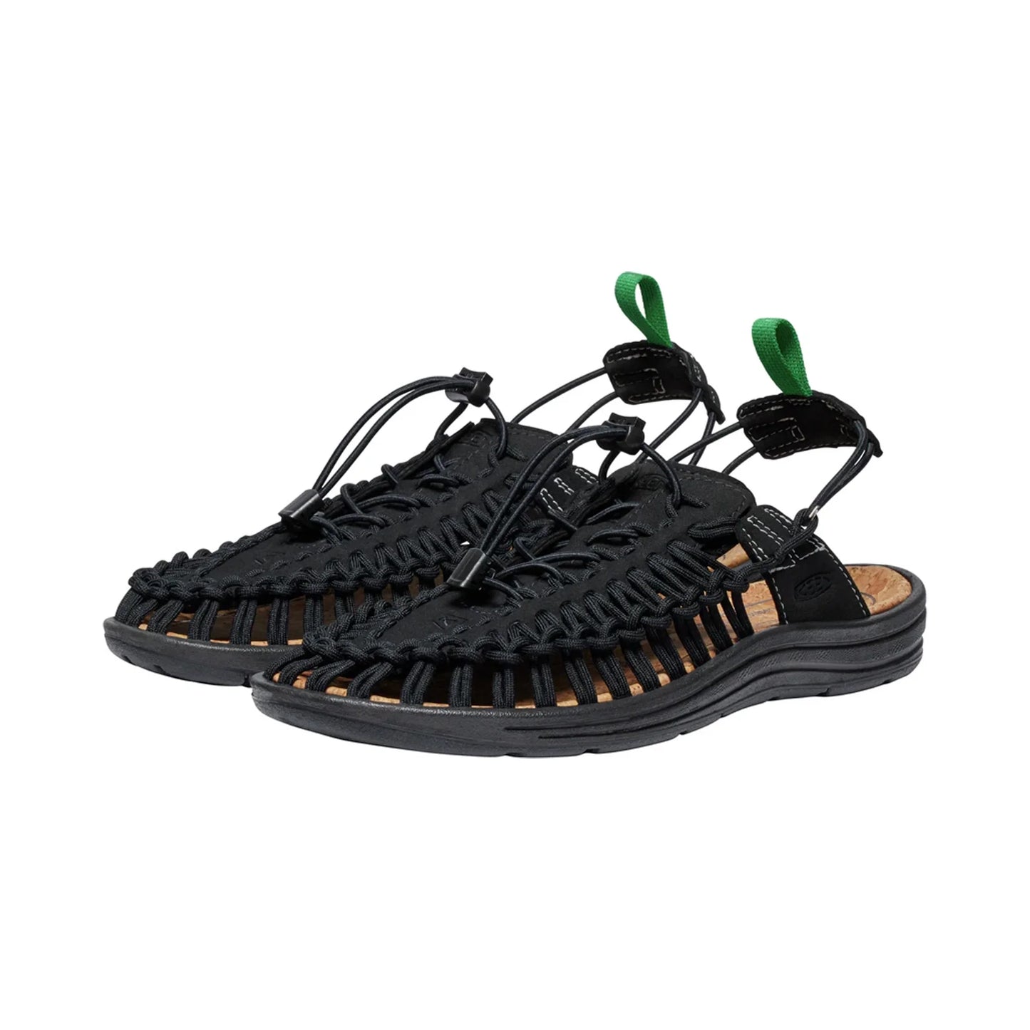 UNEEK II CONVERTIBLE X SANDALS BLACK/JOLLY GREEN - Sole Therapy