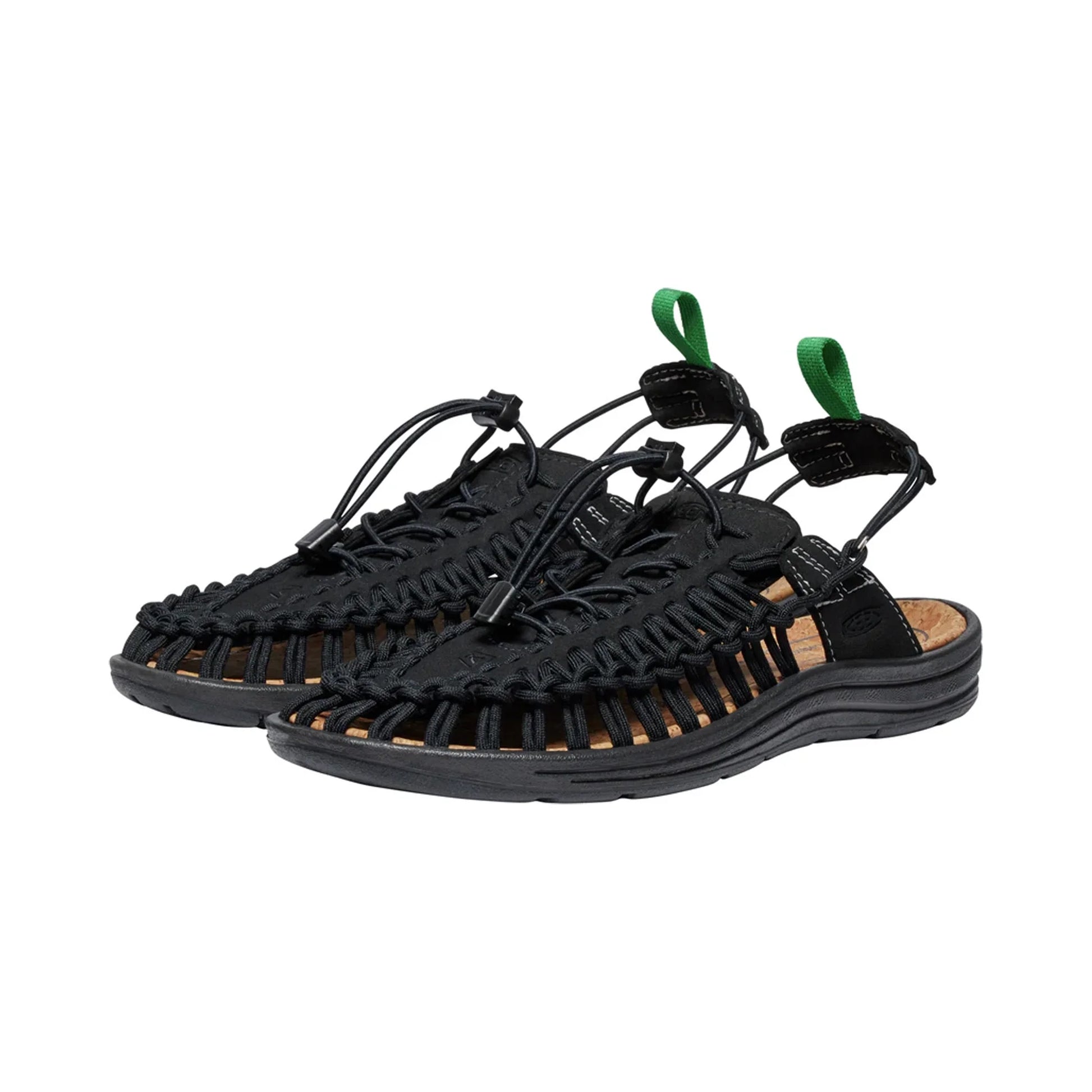 UNEEK II CONVERTIBLE X SANDALS BLACK/JOLLY GREEN - Sole Therapy