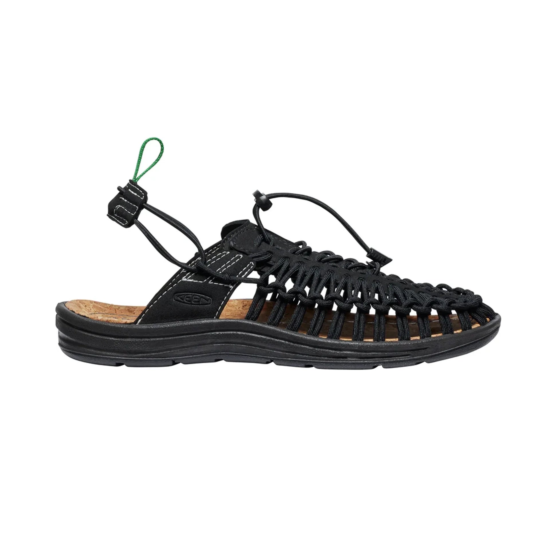 UNEEK II CONVERTIBLE X SANDALS BLACK/JOLLY GREEN - Sole Therapy
