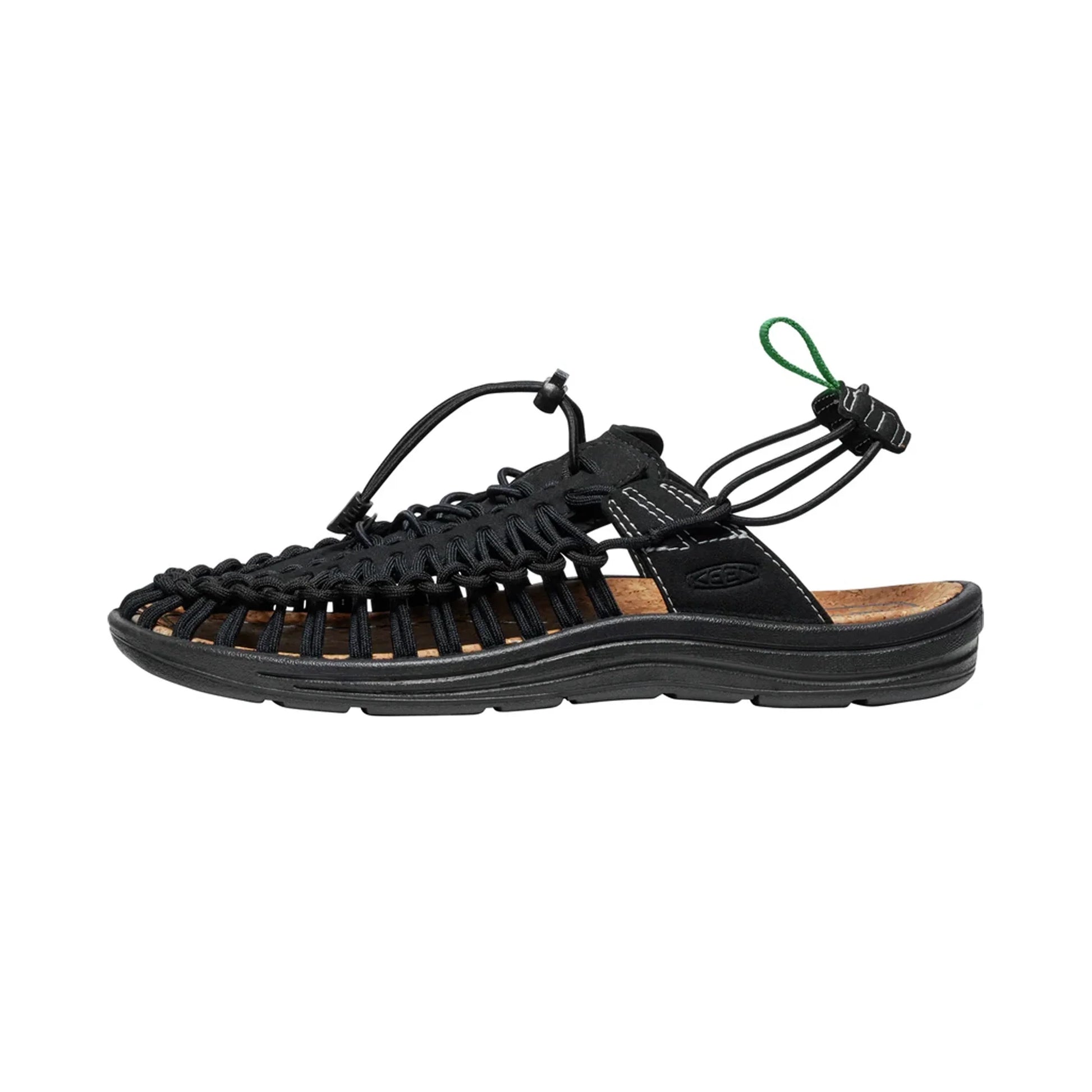 UNEEK II CONVERTIBLE X SANDALS BLACK/JOLLY GREEN - Sole Therapy