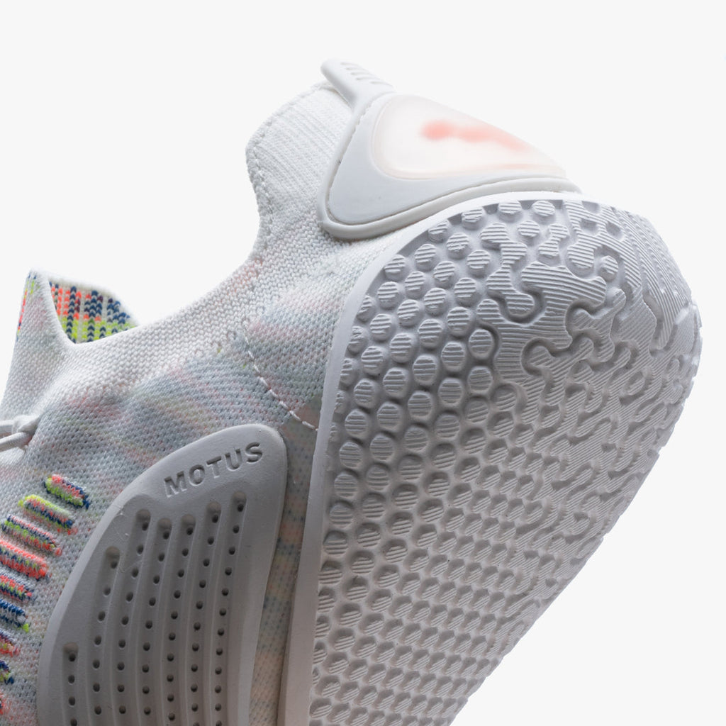 Vivobarefoot  Motus Flex Womens White  Space Dye - Sole Therapy