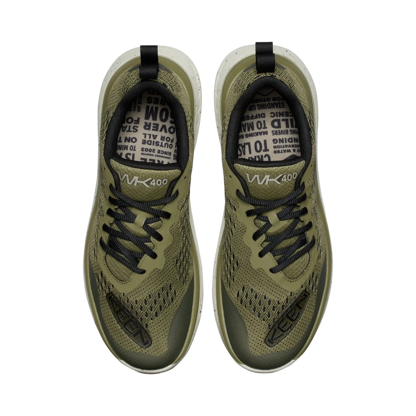 WK400 MEN UNEEK SHOES OLIVE/BLACK - Sole Therapy