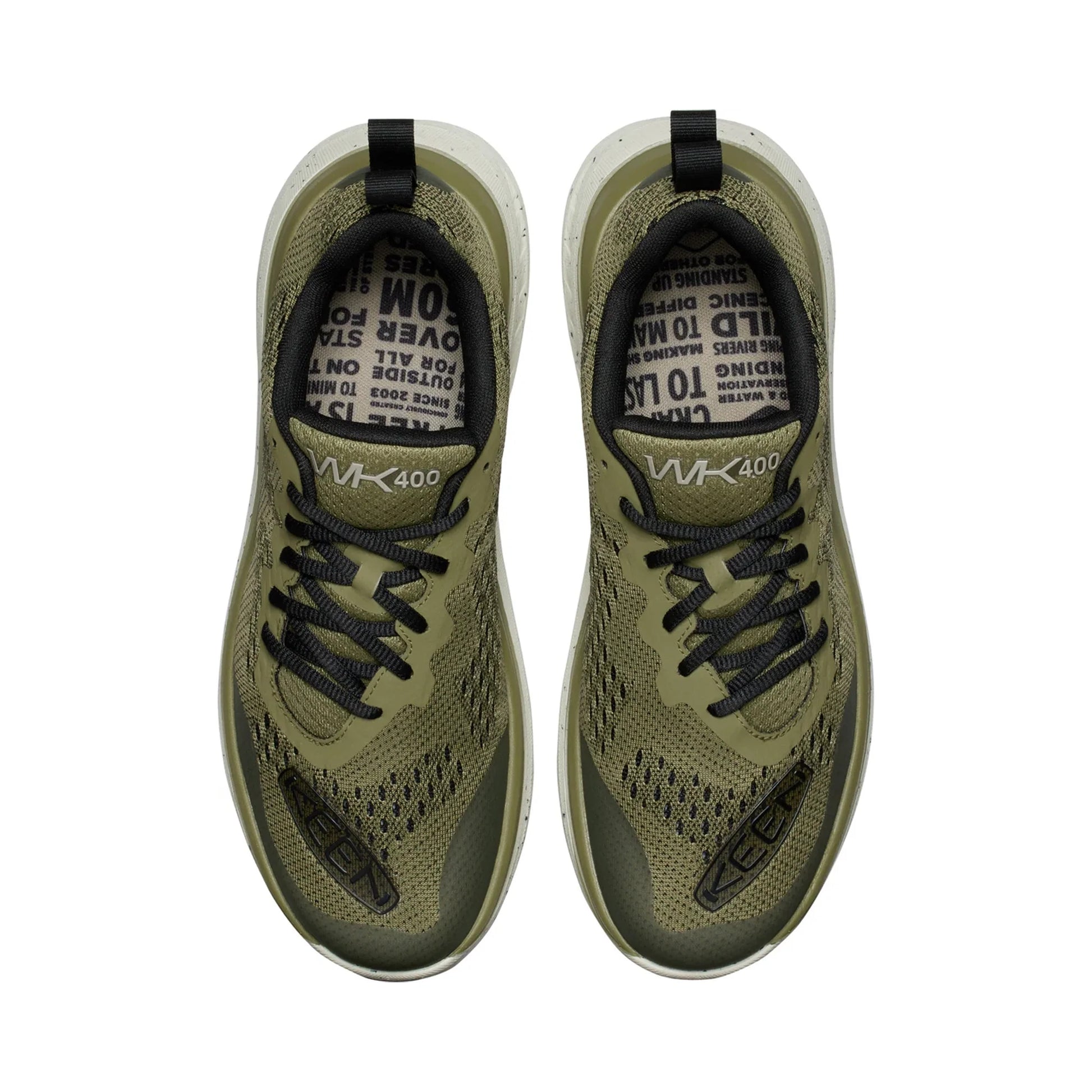 WK400 MEN UNEEK SHOES OLIVE/BLACK - Sole Therapy