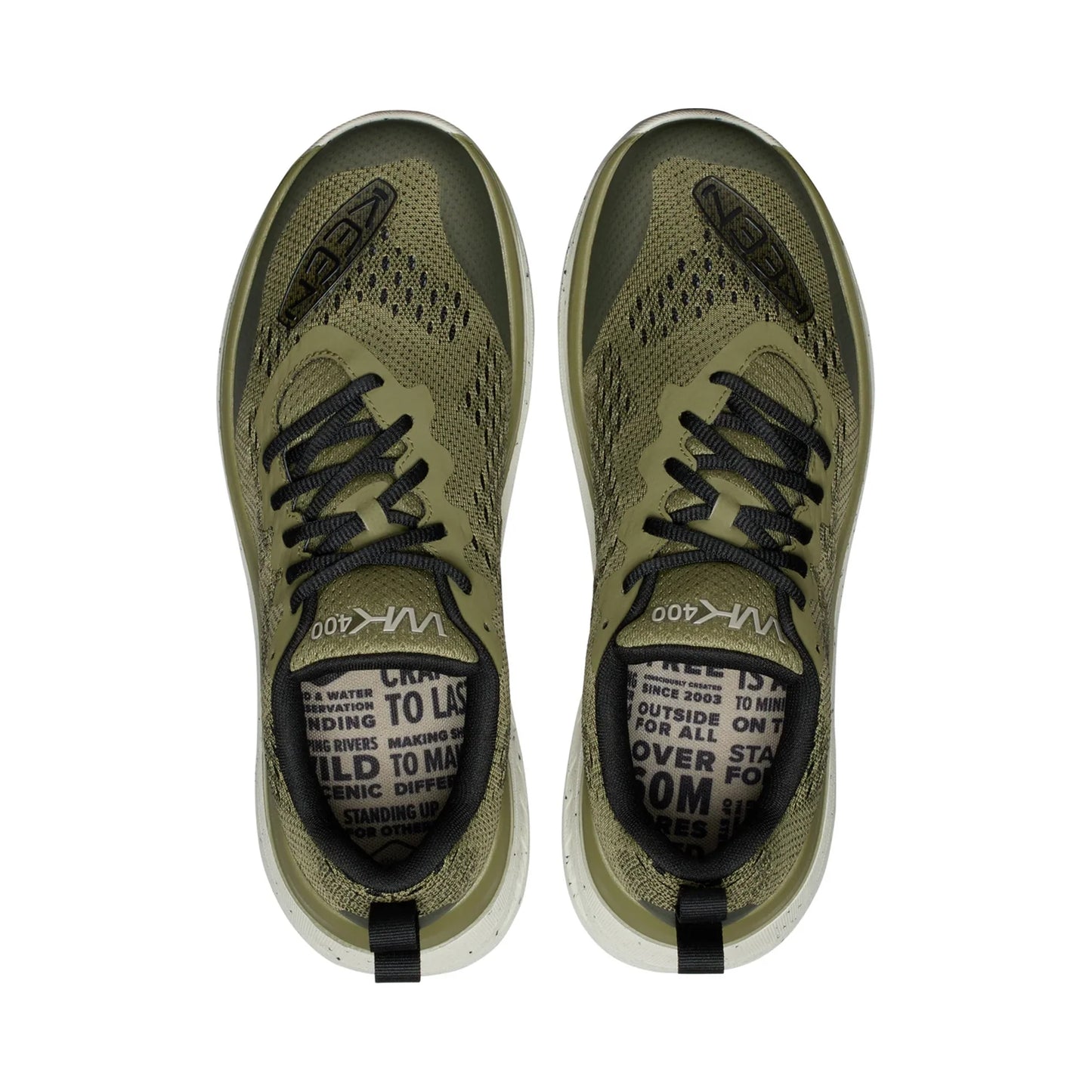 WK400 MEN UNEEK SHOES OLIVE/BLACK - Sole Therapy