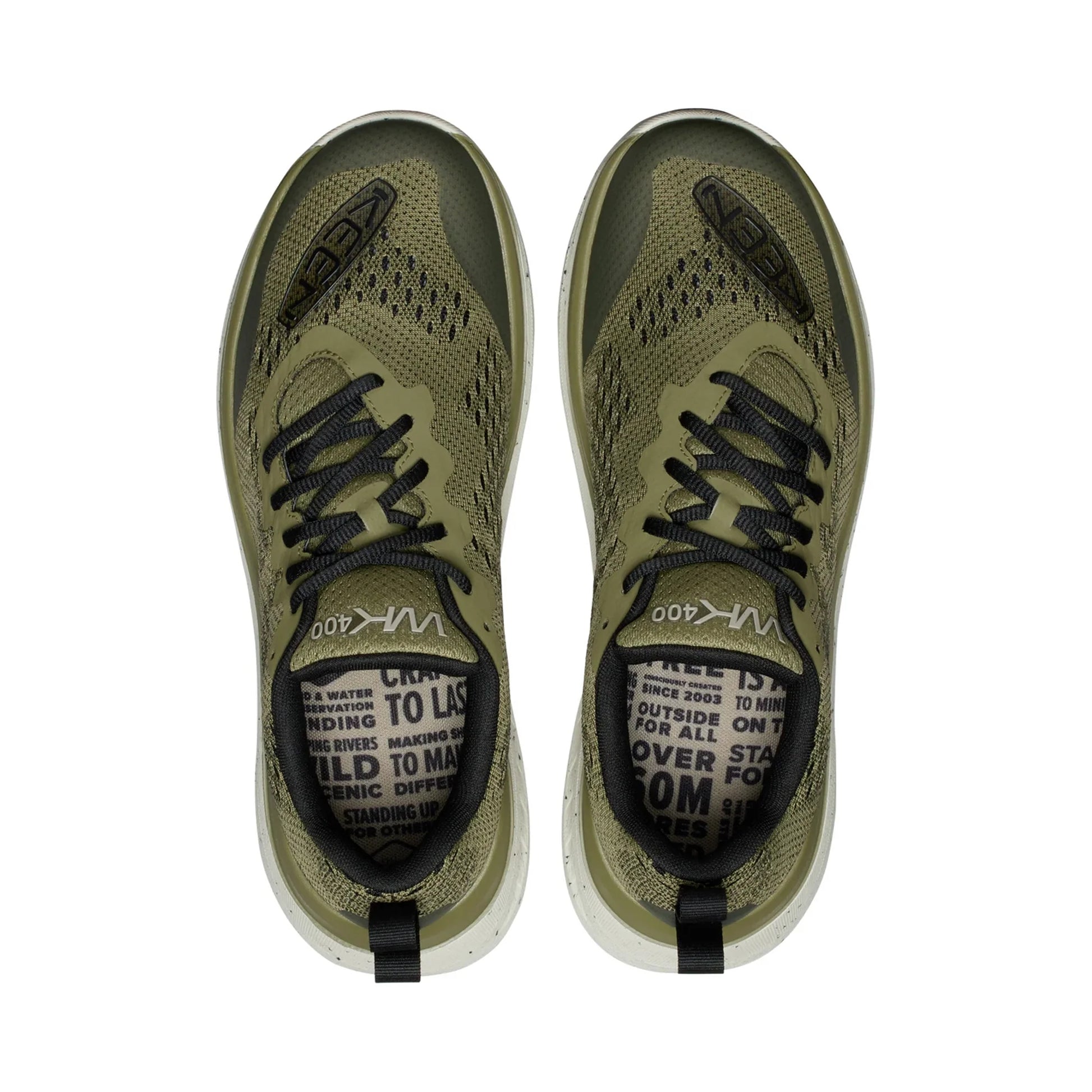 WK400 MEN UNEEK SHOES OLIVE/BLACK - Sole Therapy