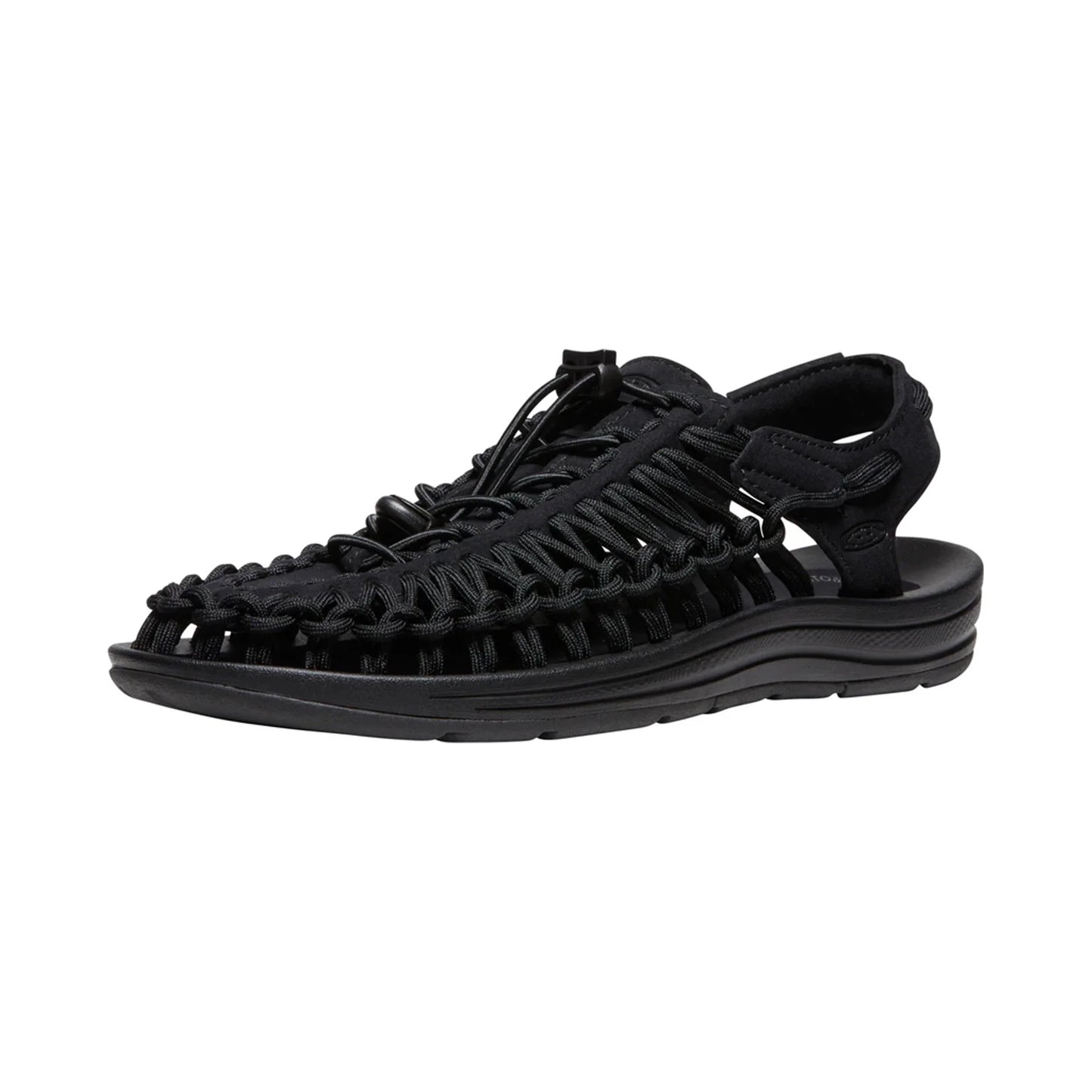 WOMEN UNEEK FLAT SANDALS BLACK/BLACK - Sole Therapy