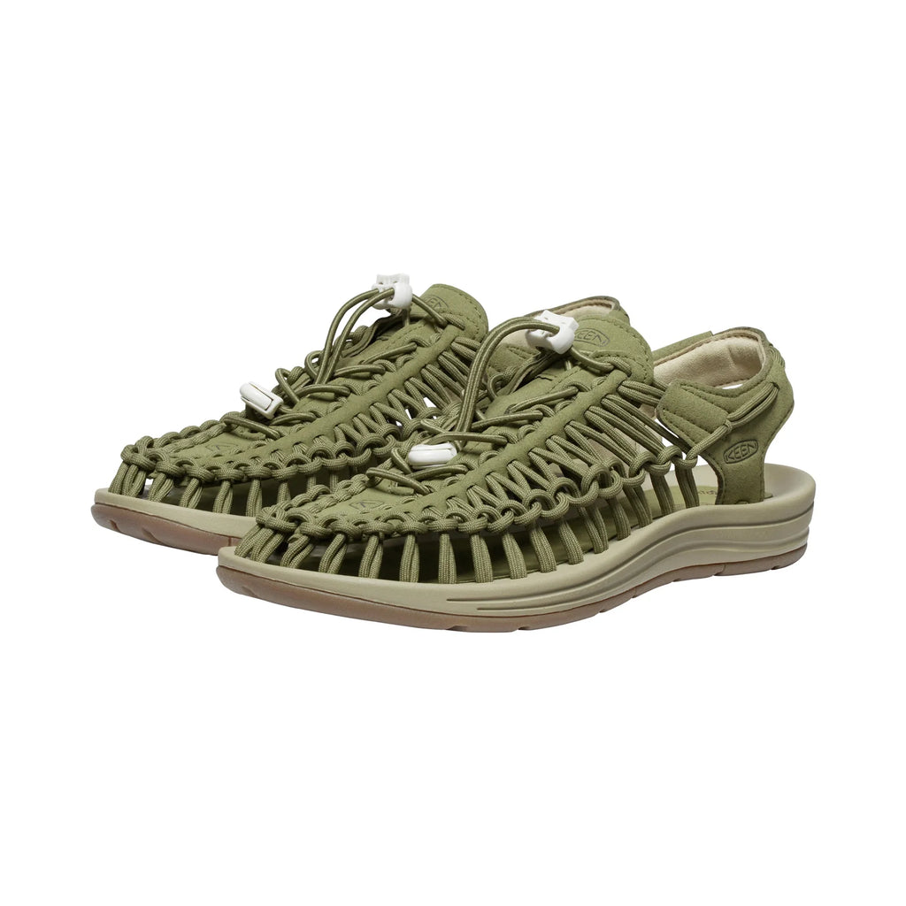 WOMEN UNEEK FLAT SANDALS OLIVE/SAFARI - Sole Therapy