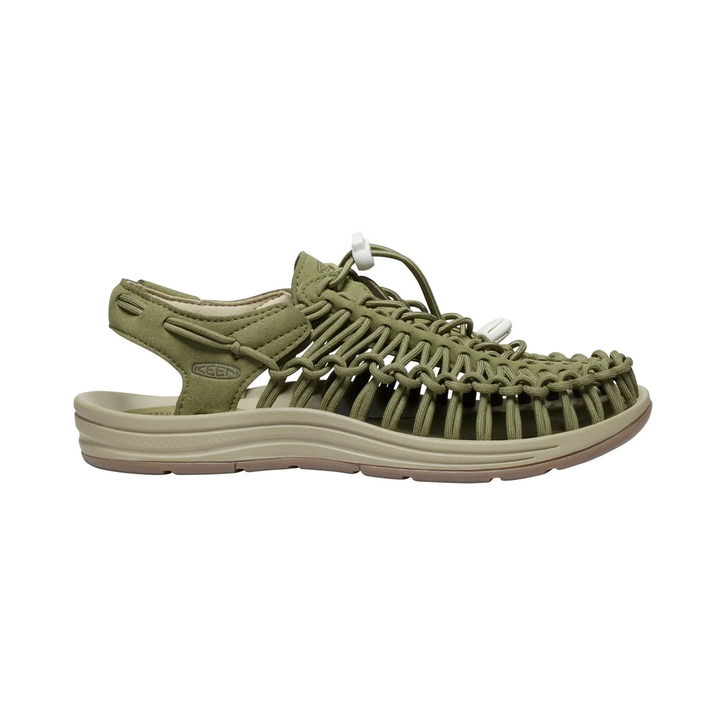 WOMEN UNEEK FLAT SANDALS OLIVE/SAFARI - Sole Therapy
