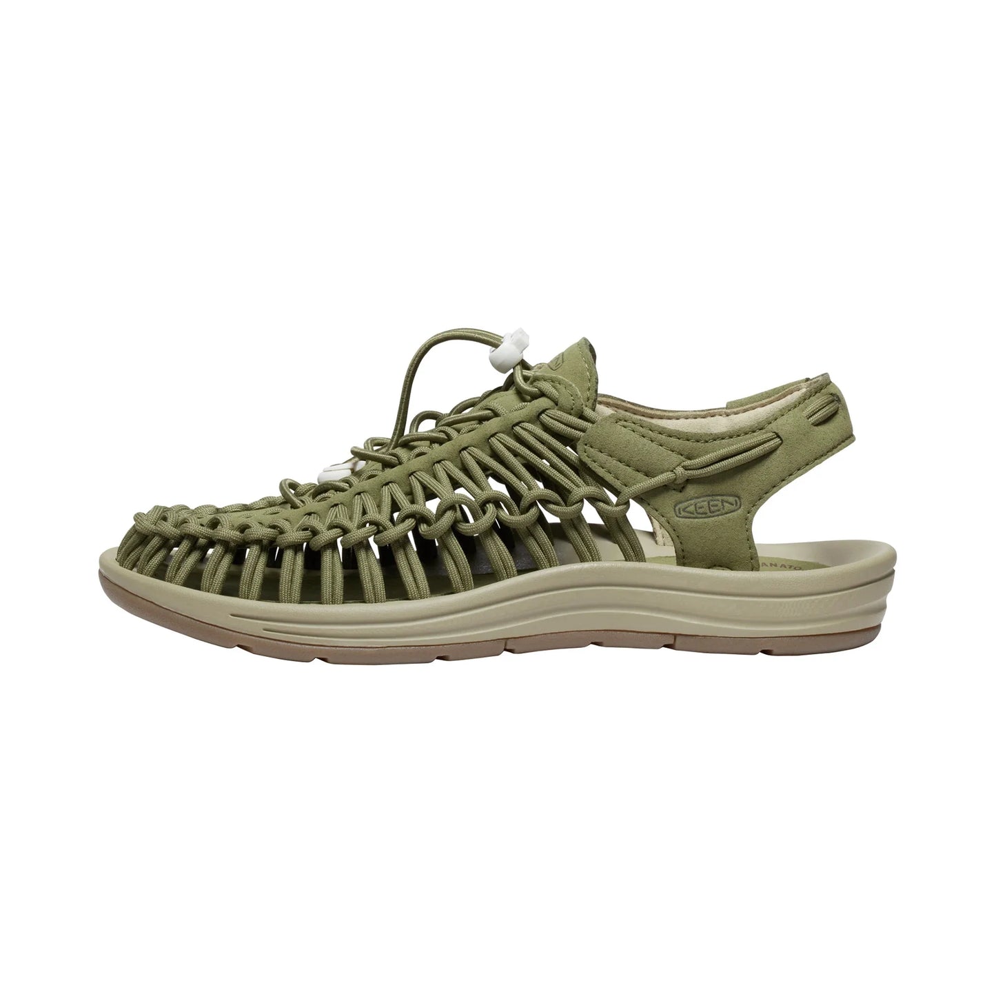 WOMEN UNEEK FLAT SANDALS OLIVE/SAFARI - Sole Therapy