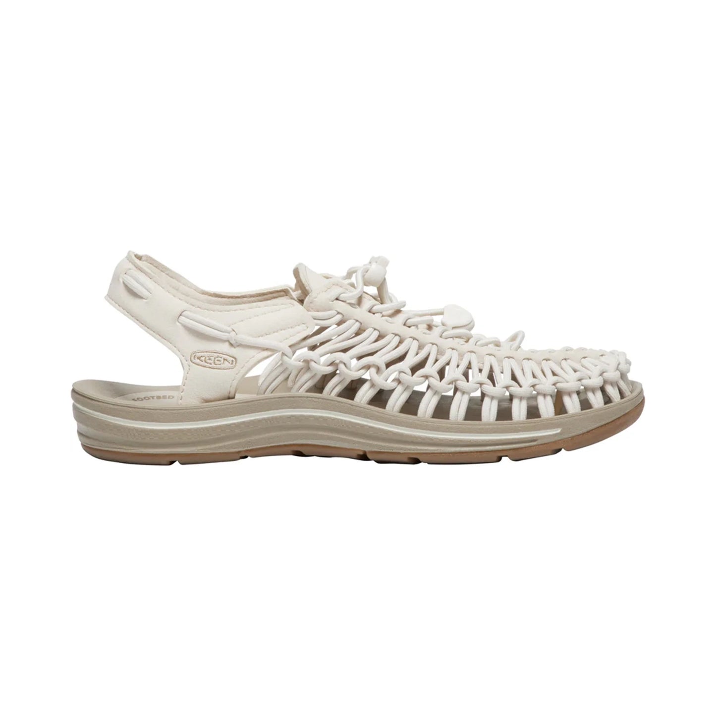 WOMEN UNEEK FLAT SANDALS WHITE CAP/CORNSTALK - Sole Therapy